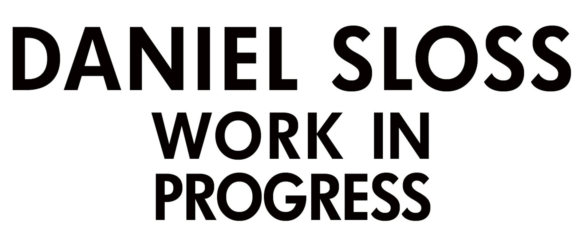 Daniel Sloss - Work in Progress